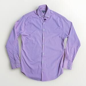 Peter Millar Summer Comfort Gingham Check Shirt Size S Pink Pastel Slim Holiday